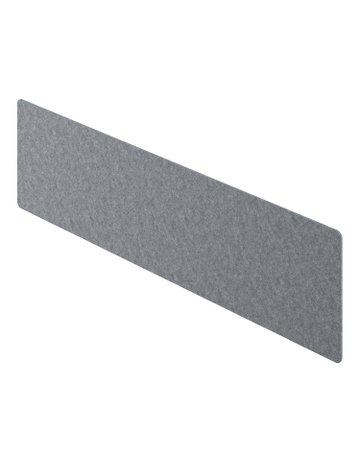 Tischgestell- Trennwand 9309842, Breite 1.500mm, Fleece grau - Hettich