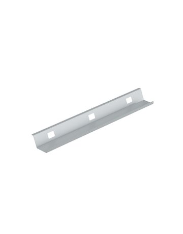 Möbel- Kabelwanne, Tiefe 85, Länge 1.100, Fixed 9309797, silber - Hettich
