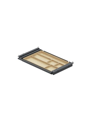 Möbel- Schubkastenset, SN Grip, 9309820, Breite 425mm, Tiefe 265mm, Höhe 39mm, schwarz - Hettich