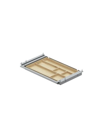 Möbel- Schubkastenset, SN Grip, 9309819, Breite 425mm, Tiefe 265mm, Höhe 39mm, silber - Hettich