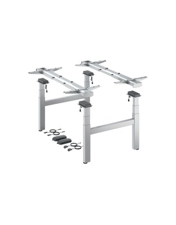 Möbel- Elektro-Tischgestell, 1.200x 2.000mm, Hub 660mm, Steelforce Pro 670 SLS Bench, 9311397 - Hettich