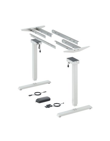 Möbel- Elektro-Tischgestell, 1.100x 1.800mm, Hub 490mm, Steelforce Pro 300 Slim, 9309794 - Hettich