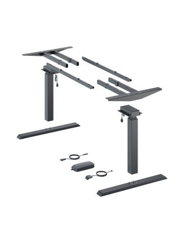 Möbel- Elektro-Tischgestell, 1.200x 2.000mm, Hub 660mm, Steelforce Pro 470 SLS, 9309755 - Hettich