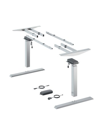 Möbel- Elektro-Tischgestell, 1.200x 2.000mm, Hub 660mm, Steelforce Pro 470 SLS, 9309754 - Hettich