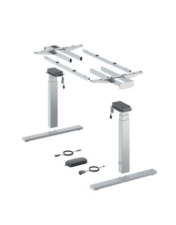 Möbel- Elektro-Tischgestell, 1.200x 2.000mm, Hub 660mm, Steelforce Pro 670 SLS, 9309760 - Hettich