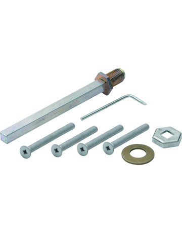 Haustür-Befestigungsset, Vierkant 8x 90mm, M6, TS 47- 57, Stahl - HOPPE