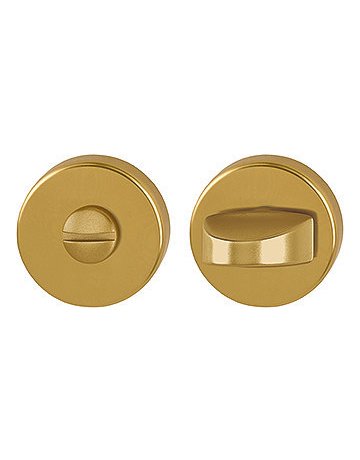 Schlüsselrosettenpaar 42KVS rund,WC/S, 9mm,TS 37-42,F4 - HOPPE