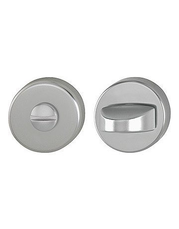 Schlüsselrosettenpaar 42KVS rund,WC/S, 9mm,TS 37-42,F9 - HOPPE