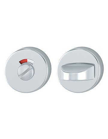 Schlüsselrosettenpaar 42KVS rund,WC/SS, 9mm,TS 37-42,F1 - HOPPE
