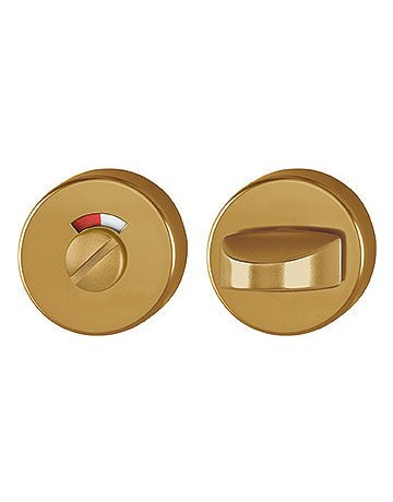 Schlüsselrosettenpaar 42KVS rund,WC/SS, 9mm,TS 37-42,F4 - HOPPE