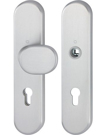 Sicherheits-Wechselgarnitur 86G/3331/3310 LS oval ,12mm,ES1/PZ 72/8,F31-1 - HOPPE