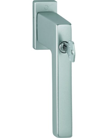 Drehkipp-Fenstergriff, abschließbar, Austin 0769S/U959 100NM, DIN Links-Rechts, 7/43mm, stahlfarbig - HOPPE