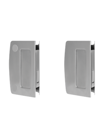 Gegenkasten EGS GVG 55 für Glastür- verriegelung für SchiebetürenChrom matt - Karcher Design
