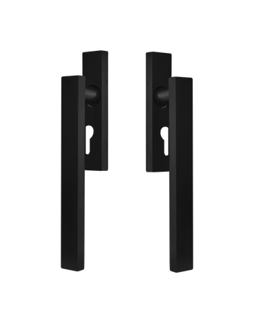 Hebeschiebetürgriffset EHSSET52Q DD gelocht Kosmos schwarz 9/10mm - Karcher Design