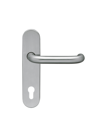 Langschildgarnitur Kreta EL27A PZ 92mm Edelstahl matt 200x40mm TS 27-60mm - Karcher Design