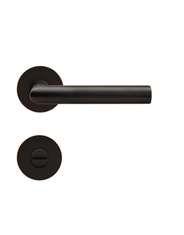 Drücker-Rosettengarnitur Rhodos EPL28 BAD Antik Bronze Optik TS 38-47mm PlanDesign - Plan Design