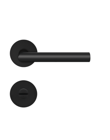 Drücker-Rosettengarnitur Rhodos EPL28 BAD Kosmos schwarz TS 38-47mm PlanDesign - Plan Design