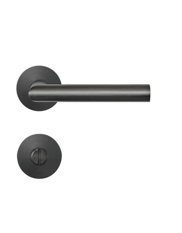 Drücker-Rosettengarnitur Rhodos EPL28 BAD Titan grau TS 38-47mm PlanDesign - Plan Design
