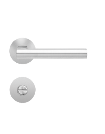 Drücker-Rosettengarnitur Madeira EPL45 BAD Edelstahl matt TS 38-47mm PlanDesign - Plan Design