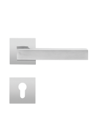 Drücker-Rosettengarnitur Seattle EPL46Q PZ Edelstahl matt TS 39-47mm PlanDesign - Plan Design