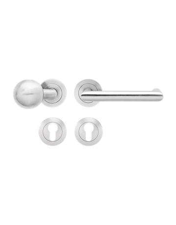 Wechselgarnitur Kos ER20 WGR mit EK300G RL Edelstahl matt TS 38-48mm - Karcher Design