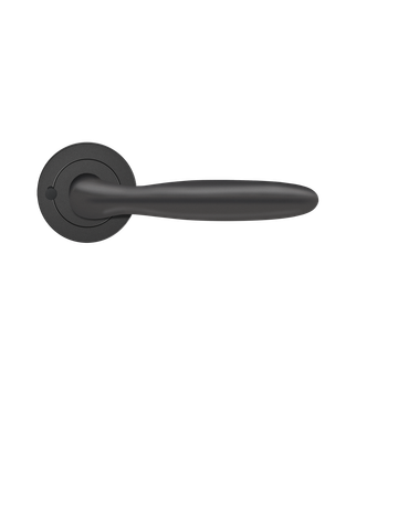 Griffgrt. Korfu ER24 S9 Kosmos schwarz mit Drückerrosette /o.Schl.Rosette - KD Comfort