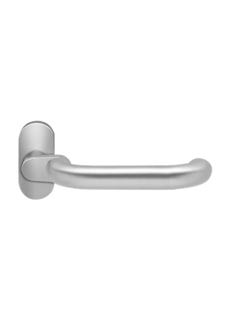 Rahmendrücker Kreta ER27RMGF gekrö. FS 9mm für Standflügel Edelstahl matt - Karcher Design