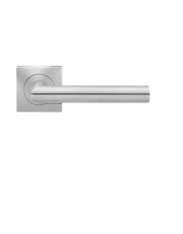 Drücker-Rosettengarnitur Rhodos ER28Q OS Edelstahl matt TS 38-48mm - Karcher Design