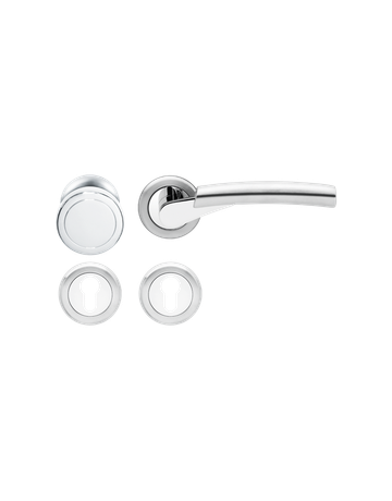 Wechsel-Rosettengarnitur Atlanta ER36 PZ Edel.pol./matt rechts TS 39-48mm - Karcher Design
