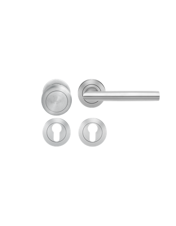 Wechsel-Rosettengarnitur Verona ER37 PZ Edelstahl matt rechts TS 39-48mm - Karcher Design