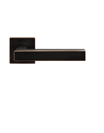 Drücker-Rosettengarnitur Seattle ER46Q OS ohne Schlüsselrosette Antik Bronze Optik - Karcher Design