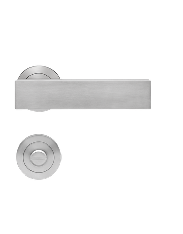 Drücker-Rosettengarnitur Milano ER52 BAD Edelstahl matt TS 39-45mm - Karcher Design