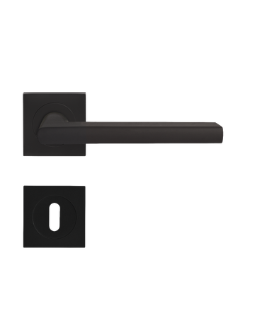 Drücker-Rosettengarnitur Montana ER54Q BB Kosmos schwarz TS 38-48mm - Karcher Design