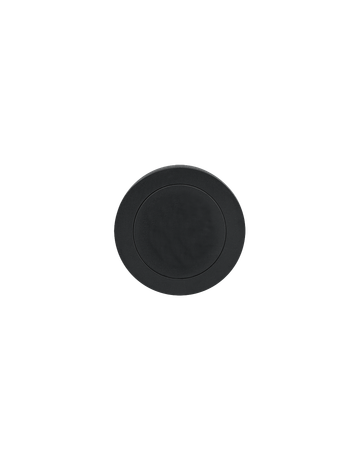 Blindrosette EZ1332 BL blind Ring kantig Kosmos schwarz - Karcher Design