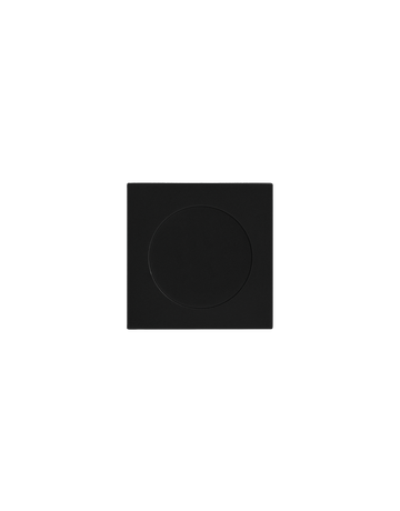 Blindrosette EZ1340 BL Blind quadr. Kosmos schwarz - Karcher Design