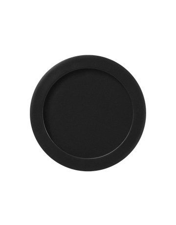 Schiebetürmuschel EZ1704 ungelocht rund Kosmos schwarz - Karcher Design