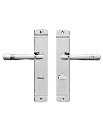 Langschildgarnitur Montmartre L270 BAD 78 mm Chrom poliert TS 38-45mm - Karcher Design