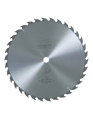 Sägeblatt-HM 450 x 2,5/4,5 x 30 mm, Z 34, WZ, für Feinschnitte in Holz - Mafell