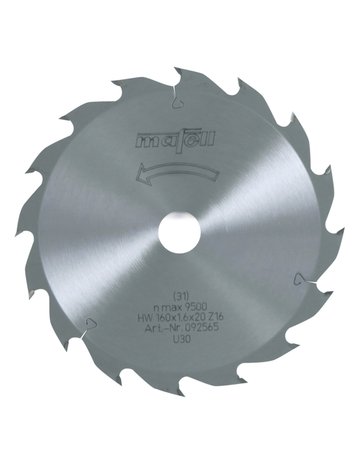 Sägeblatt-HM, 160 x 1,1/1,6 x 20 mm, Z 16, FZ/FA - Battery ideal - Mafell