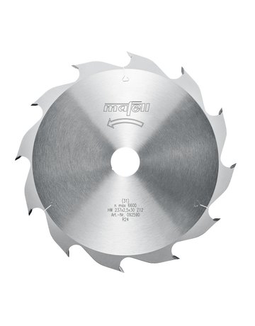 Sägeblatt-HM 237 x 1,8/2,5 x 30 mm, Z 12, WZ, für Längsschnitte in Holz - Mafell