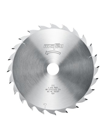 Sägeblatt-HM 237 x 1,8/2,5 x 30 mm, Z 24, WZ, für Längs- und Querschnitte - Mafell