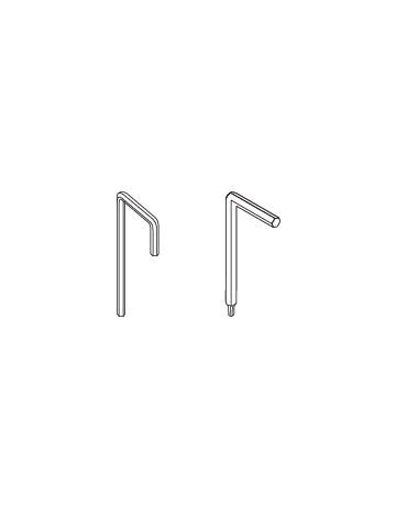 Drehkipp-Schraubendreher, Innen-Sechskant, Gr. 2,5/4 - Roto