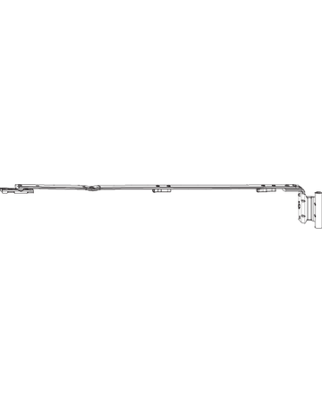 DK-Axerarm, NX, Gr. 350, DIN Links, KF 12/20-13 - Roto