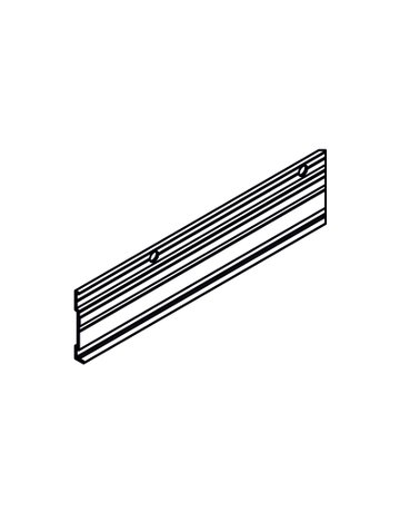 Winkelprofil mit Doppelklebeband Alu L= 6000 mm - Hawa