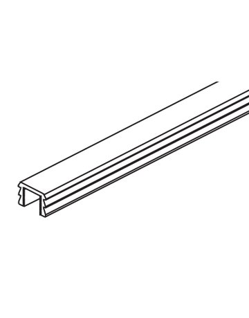 Glashalteprofil 10x8 mm transparent in Rollen à 20 m - Hawa