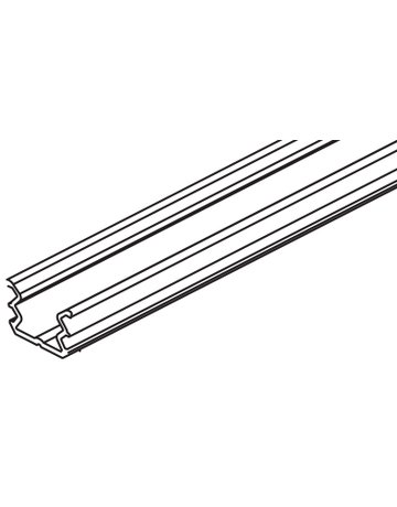 Glashalteprofil 10x8 transparent in Rollen à 20 m - Hawa