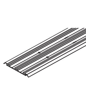 Dreifachlaufschiene Alu eloxiert L = 6000 mm - Hawa