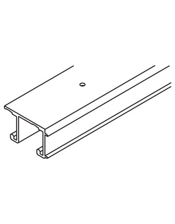 COMBINO 60 DOPPELLAUFSCHIENE ALU L = 6000 MM 055.3000.600 - Hawa