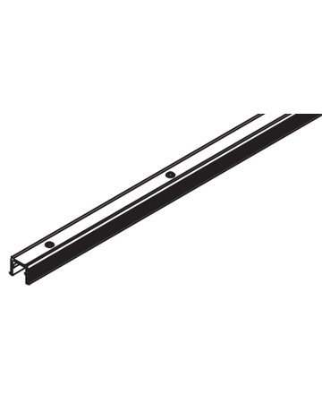 Einfach-Führungsschiene Alu gelocht L = 3500 mm - Hawa