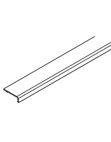 Frontal 25 Abdeckprofil G FS Alu L= 6000 mm ungelocht - Hawa